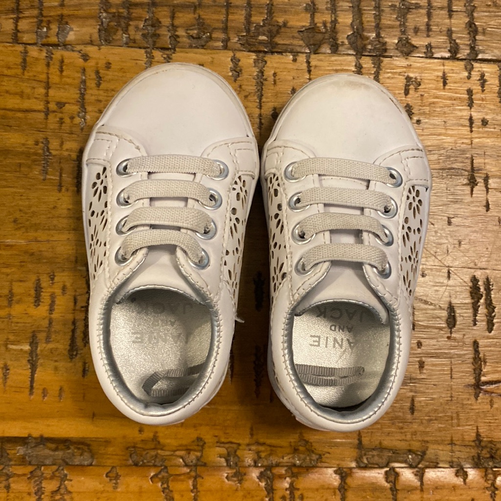 Janie And Jack White Sneakers